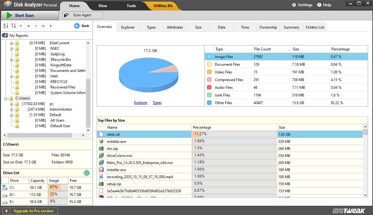 Disk Analyzer Pro下载,磁盘分析,磁盘扫描